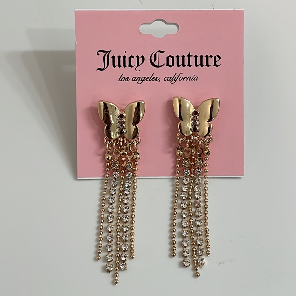 NWT juicy couture dangle earrings